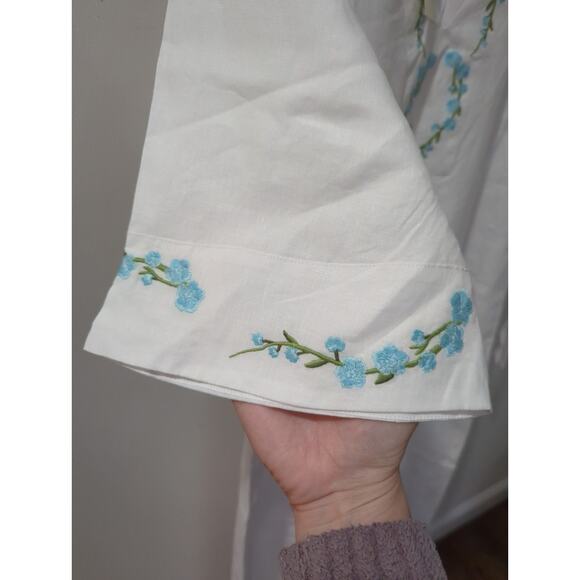 Fanm Mon x Andie Kepez Kaftan Linen Maxi Dress NWT - Picture 9 of 11